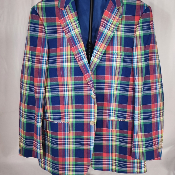 Saddlebred Other - Saddlebred Vibrant Plaid Blazer